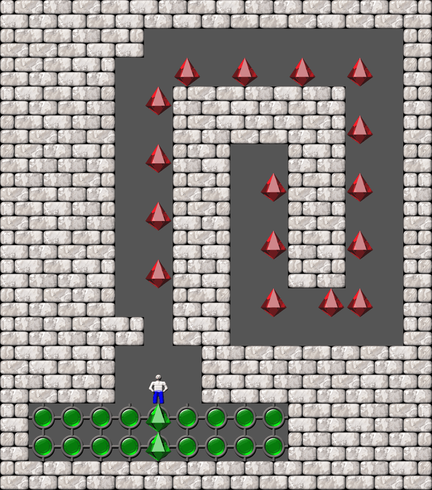 Sokoban More Bugs collections level 163